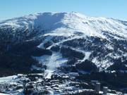 Abfahrt am Aineck inklusive schwarzer Direttissima