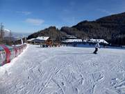 Übungswiese mit Förderbändern auf der Reiteralm