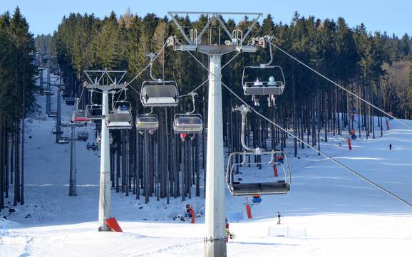 Adlergebirge (Orlické hory/Góry Orlickie): beste Skilifte – Lifte/Seilbahnen Ož – Orlické Záhoří