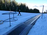 Zauberteppich/Förderband an der Mittelstation