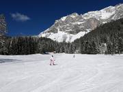 Leichte Bergkristallpiste