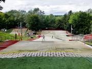 Gesamtübersicht der Anfängerpiste mit Übungslift