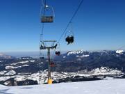 Almlift - 2er Sesselbahn fix geklemmt