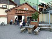 Aussenbereich des Restaurants mit all inclusive Buffet