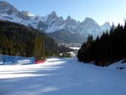 Leichte Übungspiste Bellaria im Teilgebiet Ces