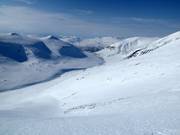 Unberührte Hänge warten beim Heliskiing