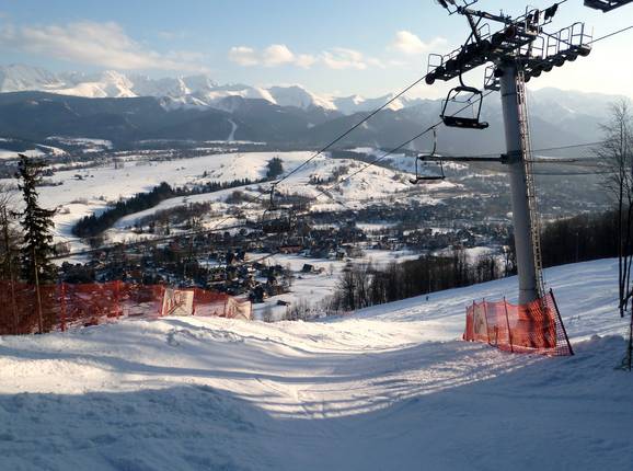 Blick von Harenda auf Zakopane