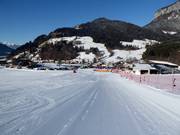 Anfängergelände im Tal in Itter
