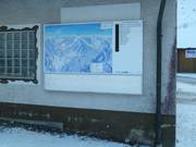 Pistenplan der Ochsenkopfregion an der Talstation des Hempelsberglifts