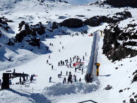 Skigebiete für Anfänger in Neuseeland – Anfänger Whakapapa – Mt. Ruapehu