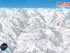 Pistenplan Saalbach Hinterglemm Leogang Fieberbrunn (Skicircus)