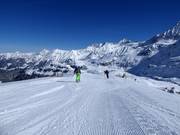 Skifahren in hochalpinem Gelände