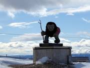 Das Wahrzeichen am Gipfel des Hovde