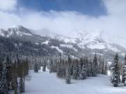 Blick über das Skigebiet Brighton