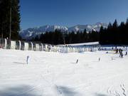 Übungshang mit Förderband am Hausberg