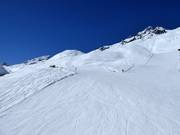 Blick auf die Abfahrten Waldärra und Holz