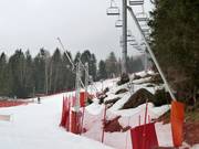 Lanzenbeschneiung in Les Planards