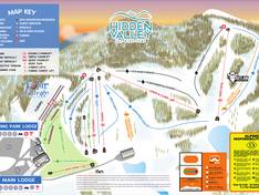 Pistenplan Hidden Valley (MO)