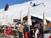Goldgräberbar an der Mittelstation Rothorn