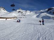 Leichte Piste am Viderböden auf der Idalp
