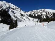 Leichte Piste an der Thanellerbahn