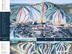 Pistenplan Crystal Mountain (MI)