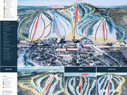 Pistenplan Crystal Mountain (MI)