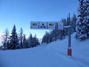 Pistenausschilderung am Hauser Kaibling