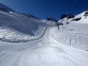 Speed line an der Piste Jochpass-Trübsee