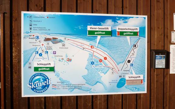 Westerzgebirge: Orientierung in Skigebieten – Orientierung Schöneck (Skiwelt)