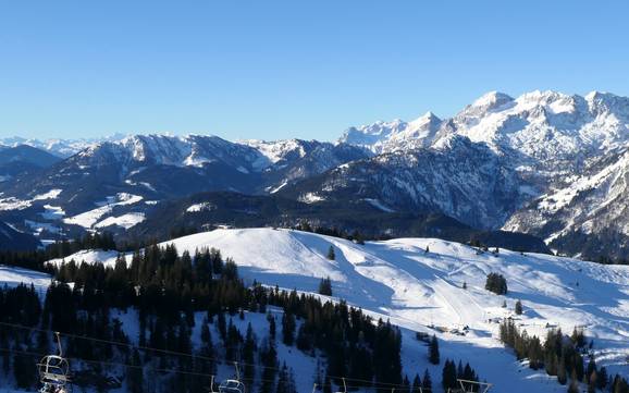 Dachstein-Salzkammergut: Größe der Skigebiete – Größe Dachstein West – Gosau/Russbach/Annaberg