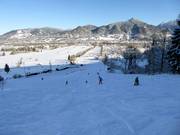 Übungspiste am Zielhang