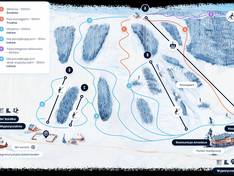 Pistenplan Kiczera – Puławy (Rymanów)