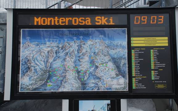 Vercelli: Orientierung in Skigebieten – Orientierung Alagna Valsesia/Gressoney-La-Trinité/Champoluc/Frachey (Monterosa Ski)