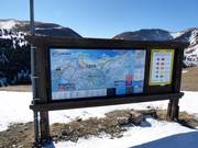 Pistenplan im Skigebiet La Molina
