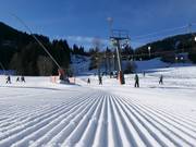 Sehr gute Pistenpräparierung