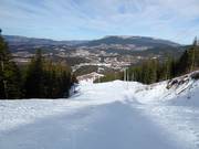 Steilstück im oberen Bereich an der Gondelbahn