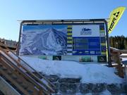 Informationstafel an der Talstation