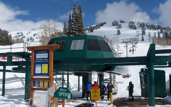 Teton Range: beste Skilifte – Lifte/Seilbahnen Grand Targhee