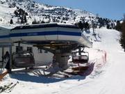 Stafel-Seetalhorn I - 4er Hochgeschwindigkeits-Sesselbahn (kuppelbar) mit Abdeckhauben