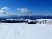 Herrliches Panorama an der Piste Murmerlhang