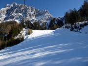 Das Steilstück der Wettersteinabfahrt