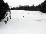 Der obere Bereich des Skihanges