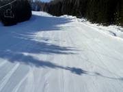 Frisch präparierte Maibrunnabfahrt