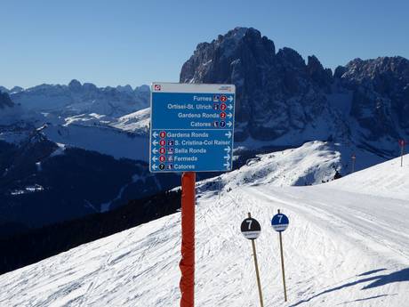 Sellaronda: Orientierung in Skigebieten – Orientierung Gröden (Val Gardena)