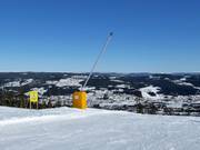 Schneilanze im Skigebiet Trysil