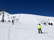 Pisten an der Sesselbahn Plato