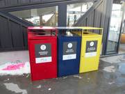 Mülltrennung im Skigebiet The Remarkables