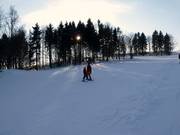 Piste im oberen Teil