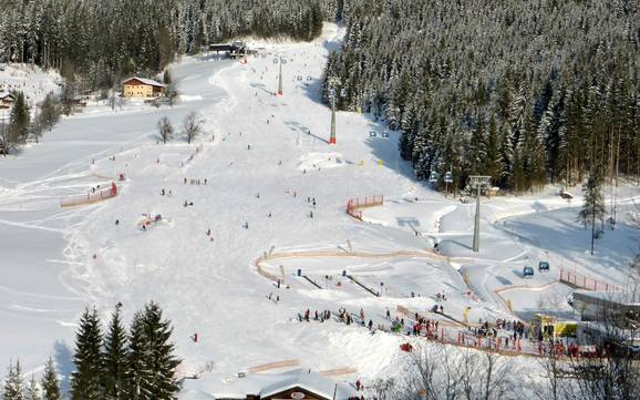 Skigebiete für Anfänger im Bezirk Hallein – Anfänger Dachstein West – Gosau/Russbach/Annaberg